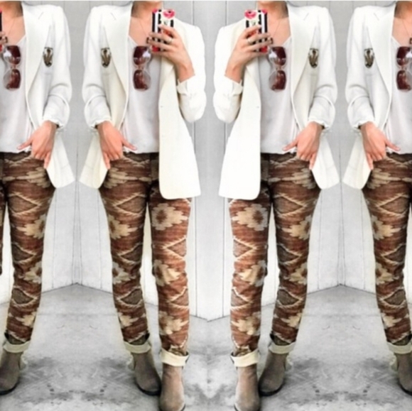 ⭐️40% Off⭐️ Lauren Jeans Company Aztec Modern Skinny Jeans - Picture 2 of 9